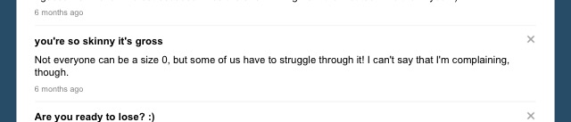 So skinny it's gross