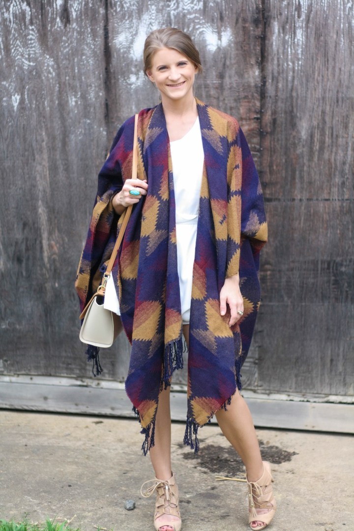 Poncho + Romper Combo