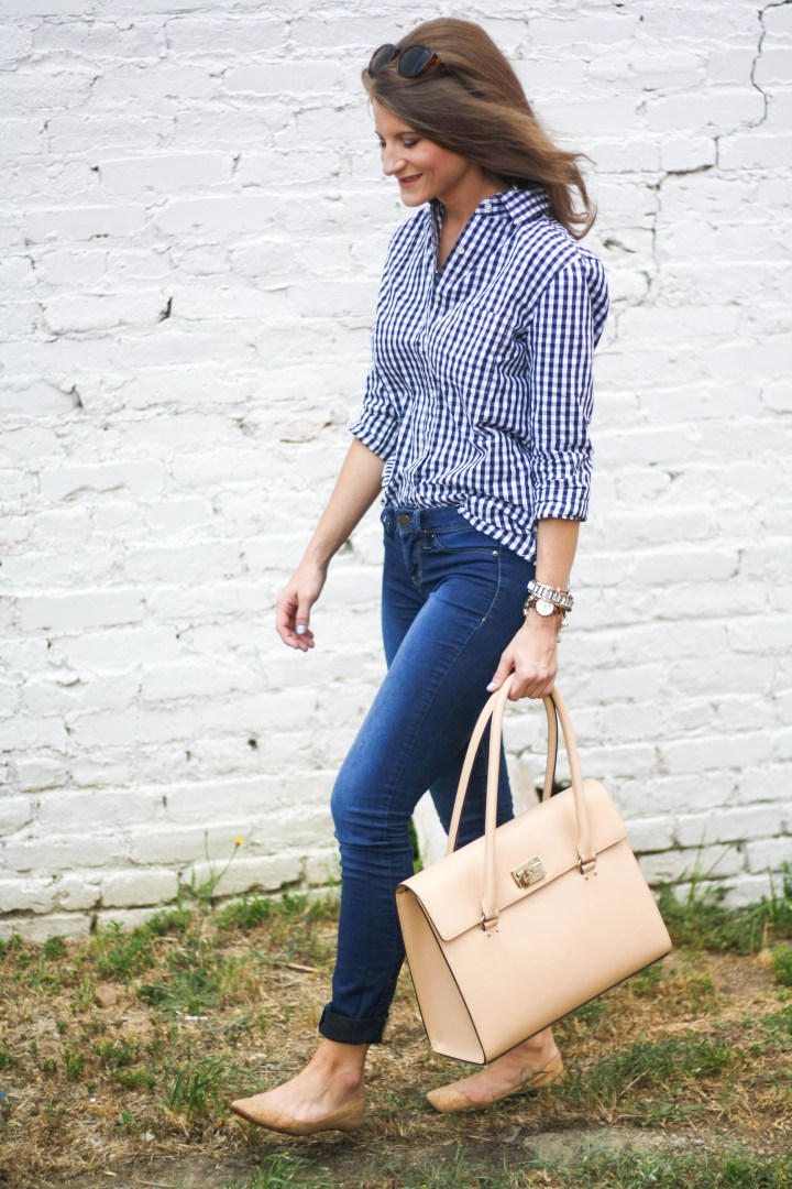 Gingham Button Down Shirt