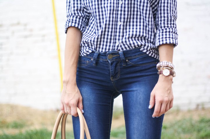 Gingham Button Down Shirt