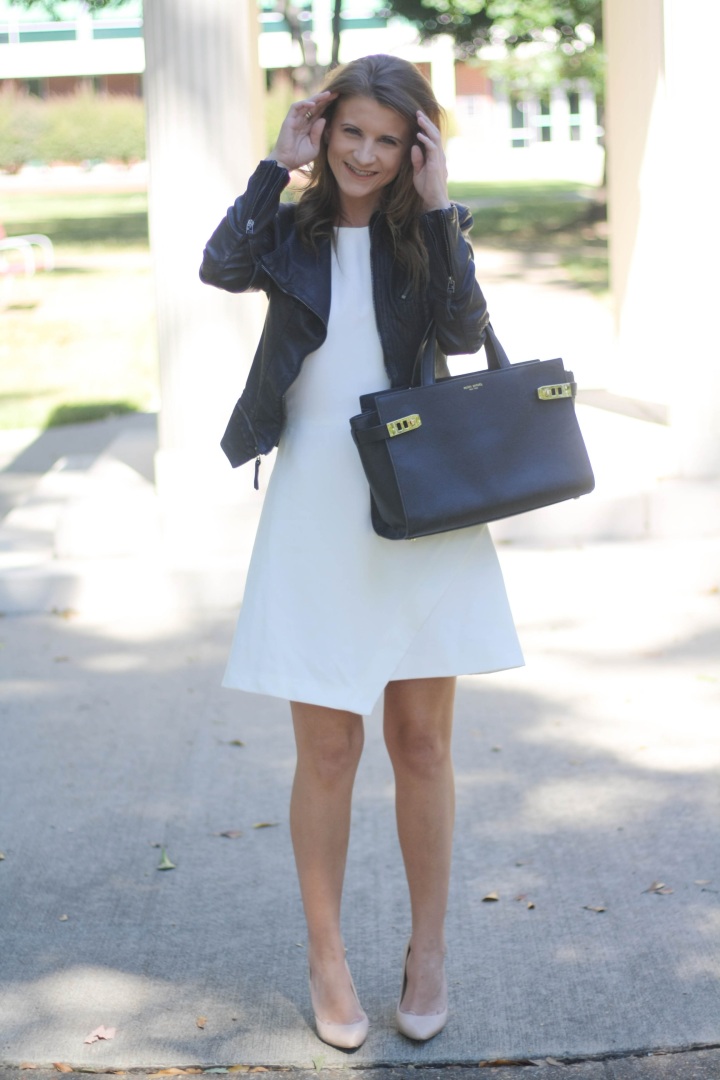 Elizabeth and James White Dress - Black and White Outfit
