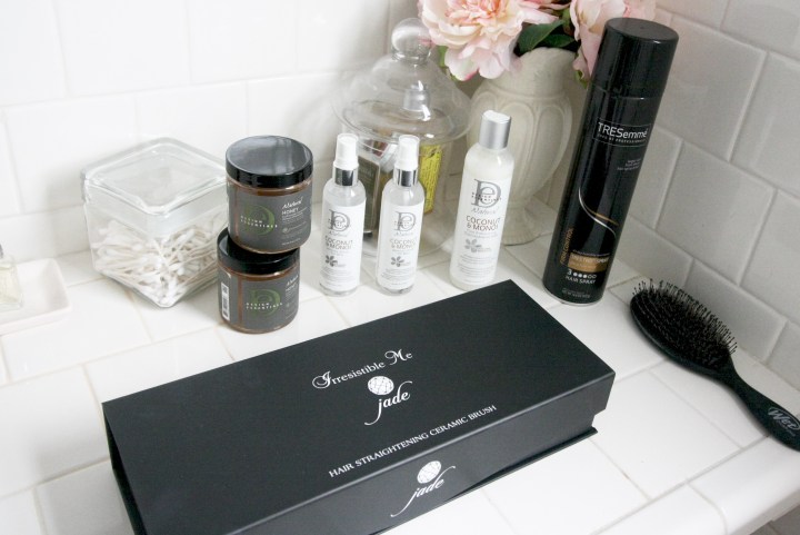 Hair Routine Essentials feat. Irresistible Me Hair Straightneing Brush