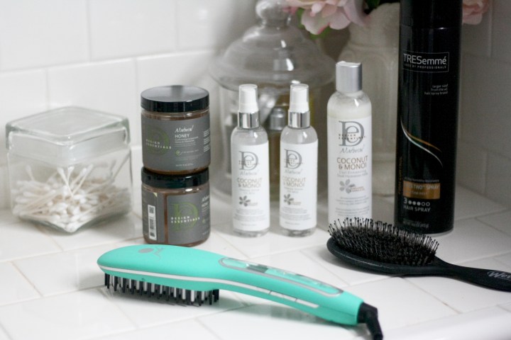 Hair Routine Essentials feat. Irresistible Me Hair Straightneing Brush