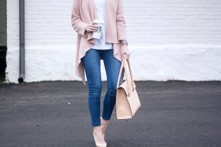 Chunk Pink Cardigan