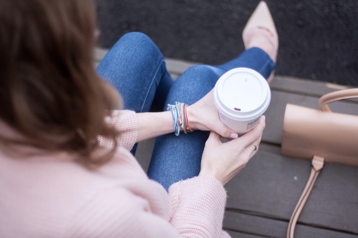 Chunky Pink Cardigan