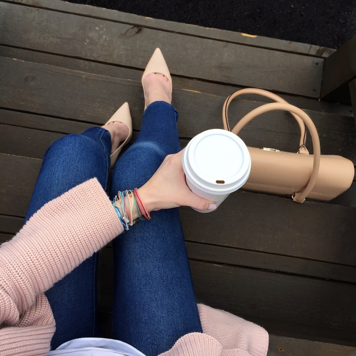 Chunky Pink Cardigan