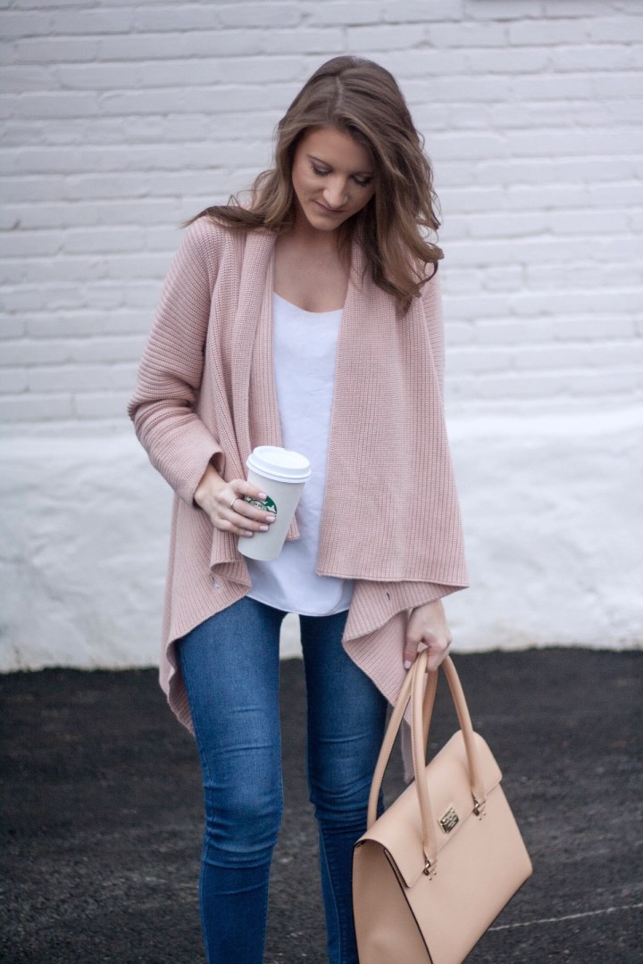 Chunk Pink Cardigan