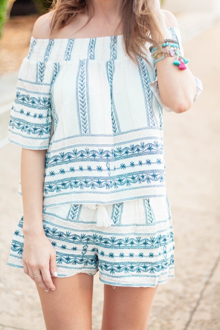 Printed Short and Top Set