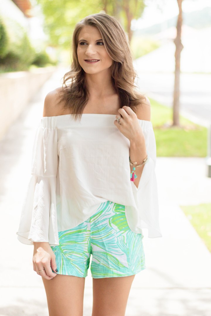 Lilly Pulitzer Short & Off The Shoulder Top