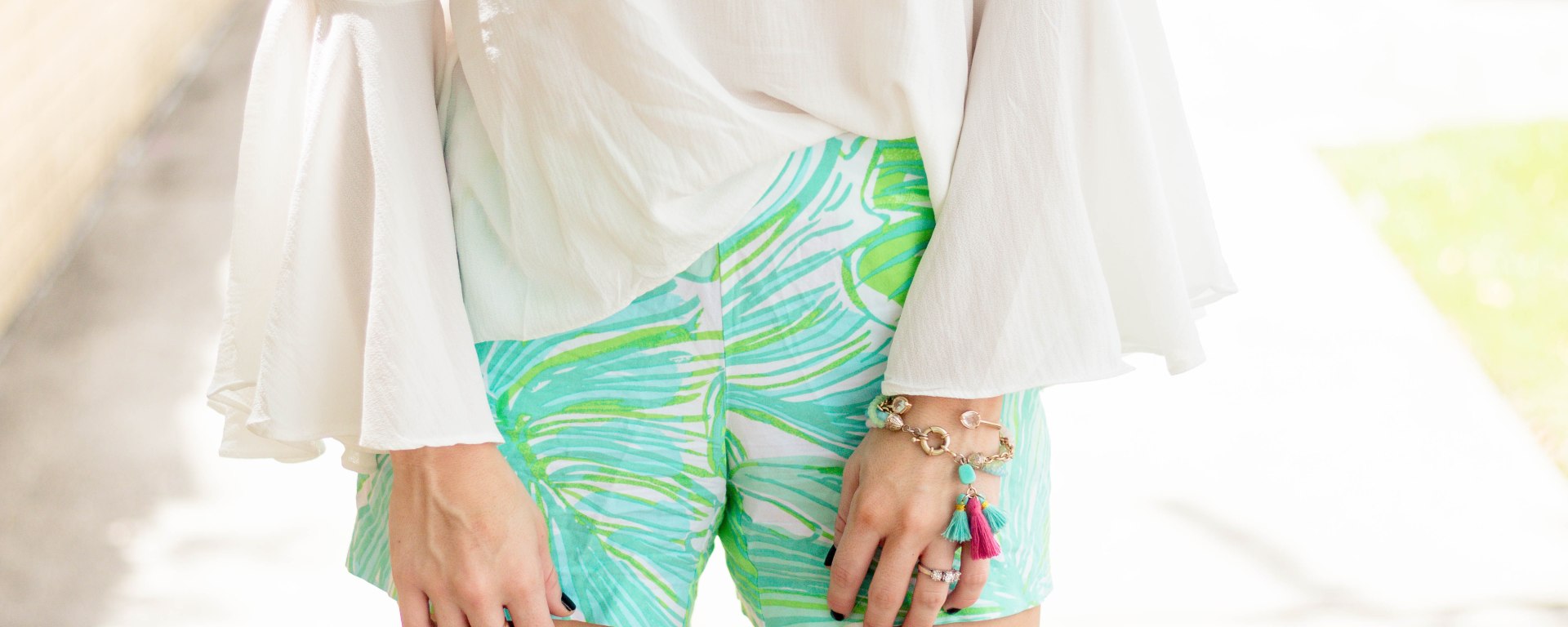 Lilly Pulitzer Short & Off The Shoulder Top