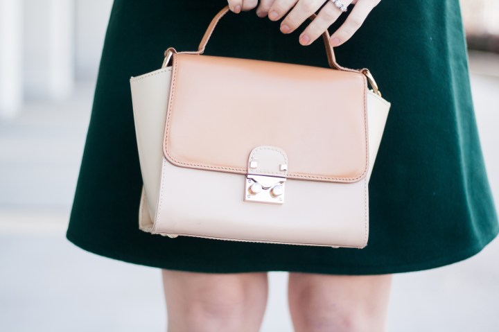 Work Wear: Green Floral Dress