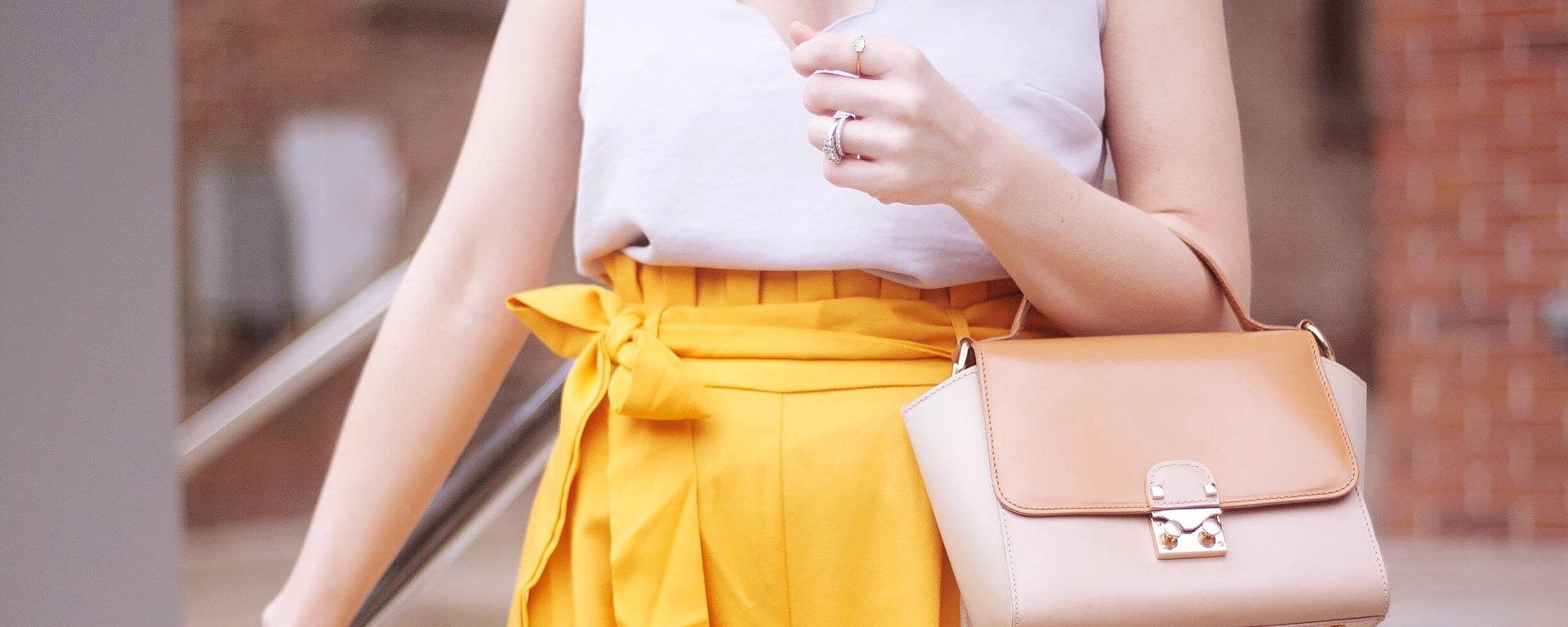 Shein Mustard Wide Leg Pant