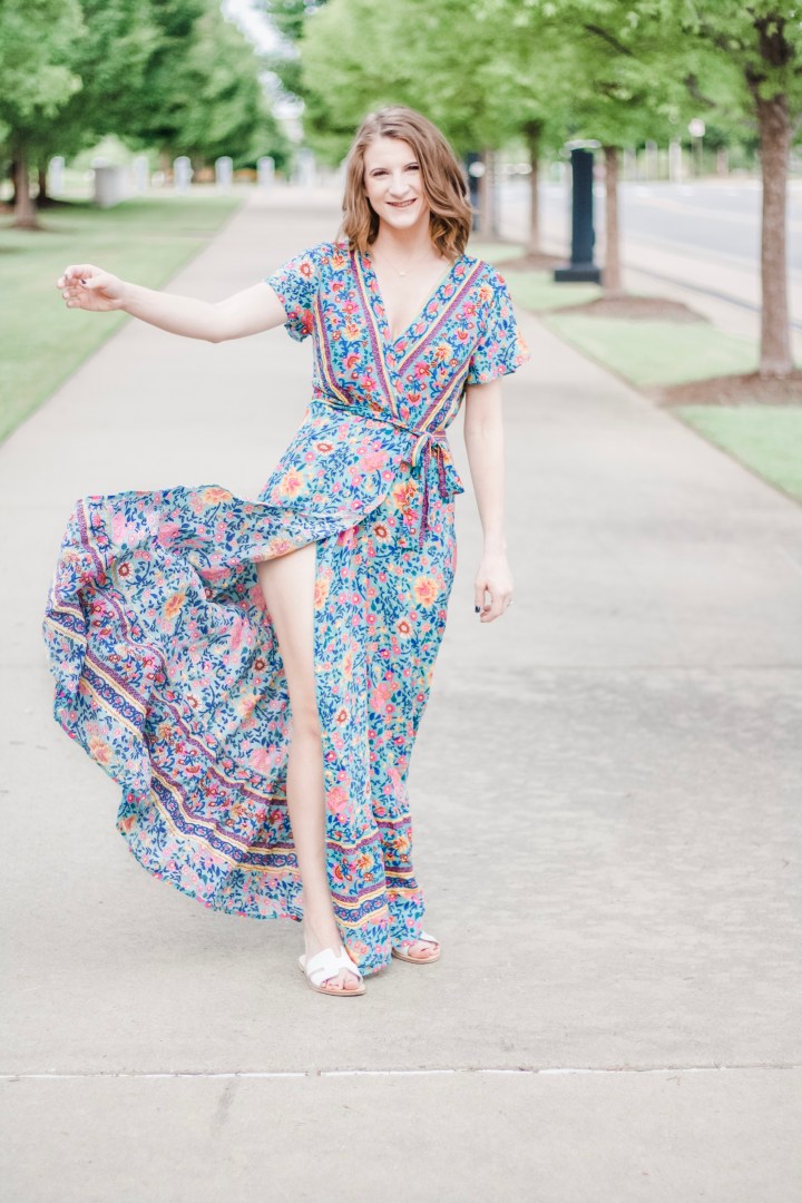 Printed Maxi Dress