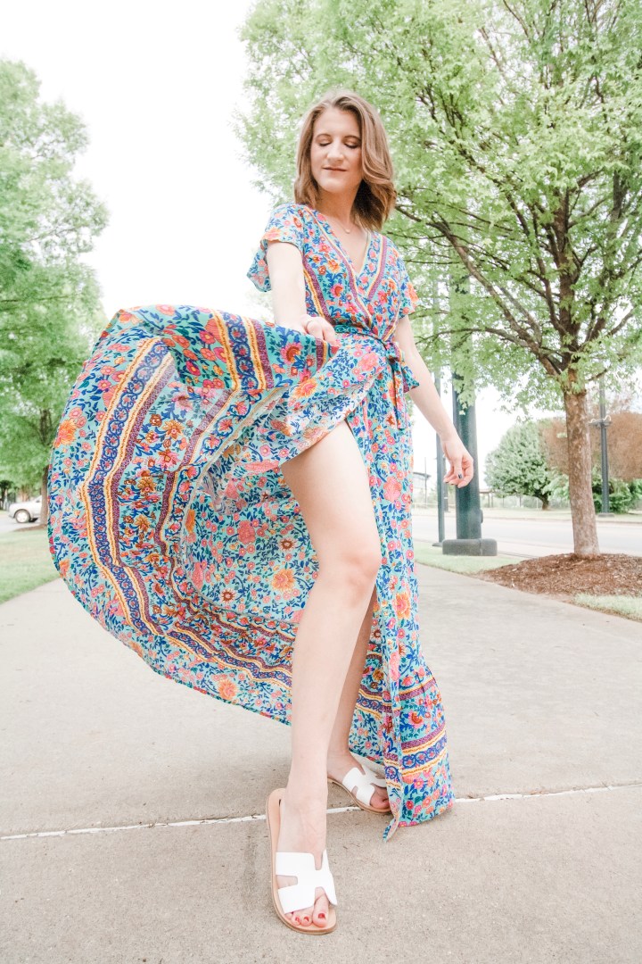 Printed Maxi Dress