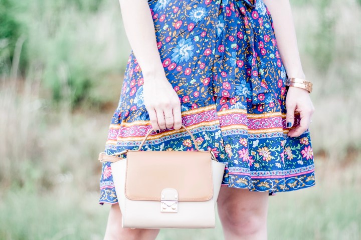 Blue Printed Sundress