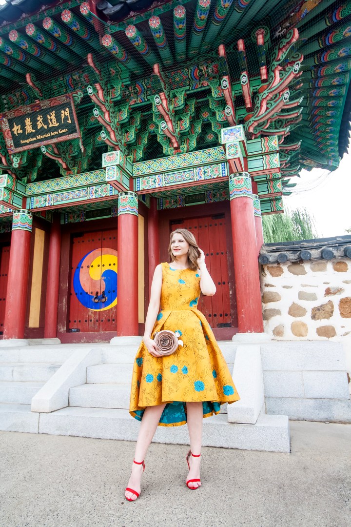 Chicwish Golden Roses Dress