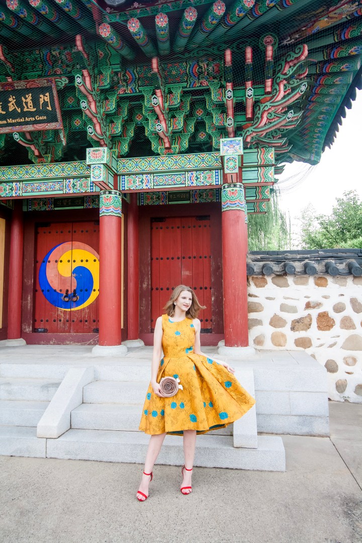 Chicwish Golden Roses Dress